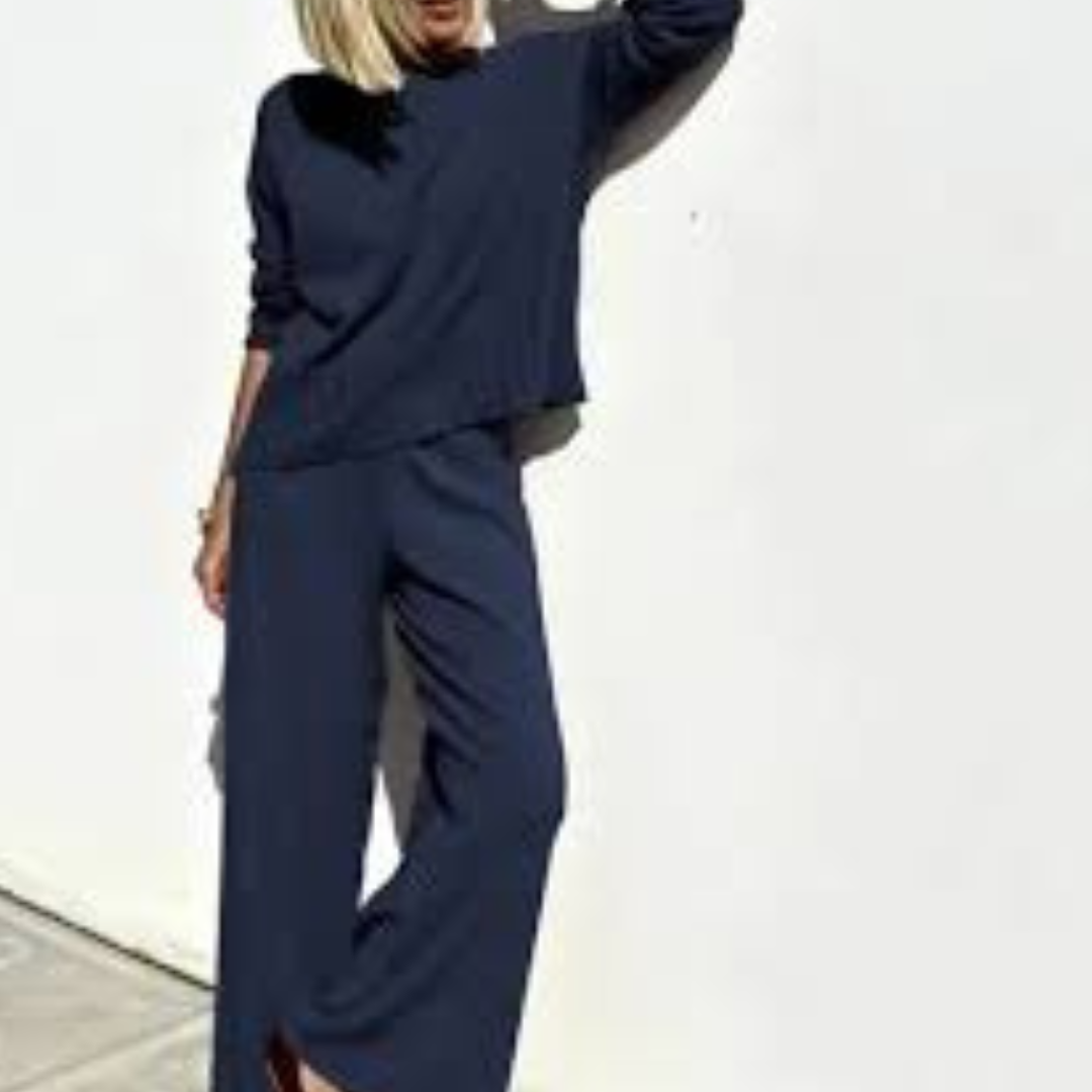 Cashmere Casual Sweater Suit