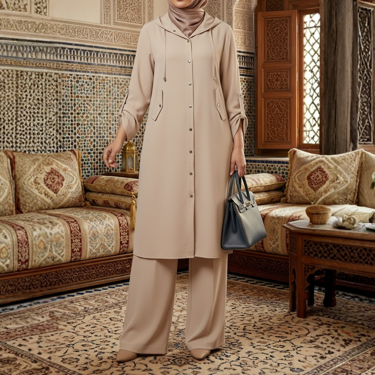 Ensemble Modeste Élégant pour Femme – Style Moderne