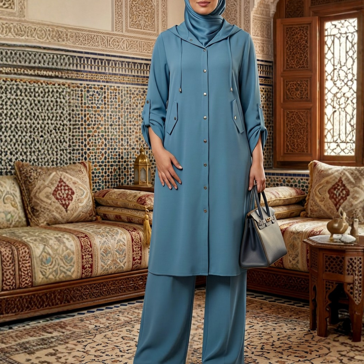 Ensemble Modeste Élégant pour Femme – Style Moderne