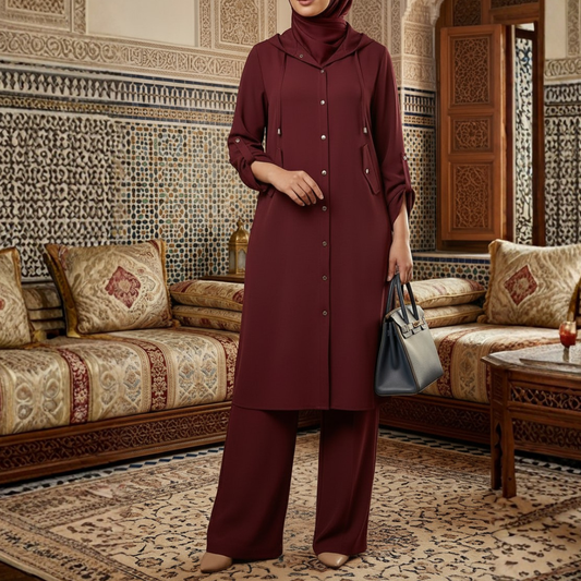 Ensemble Modeste Élégant pour Femme – Style Moderne