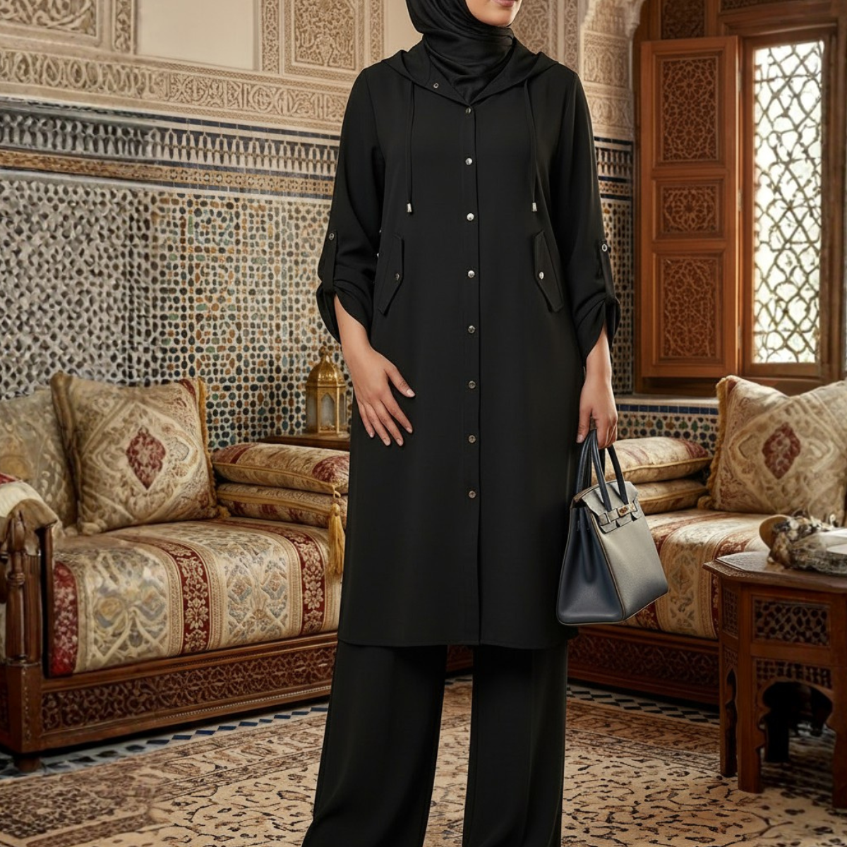 Ensemble Modeste Élégant pour Femme – Style Moderne