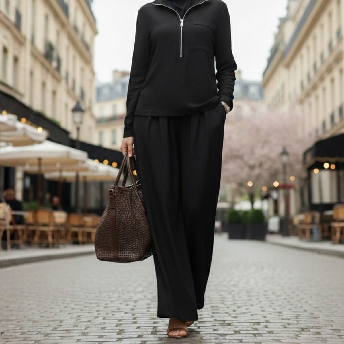 Set Élégance Urbaine – Ensemble fluide deux pièces