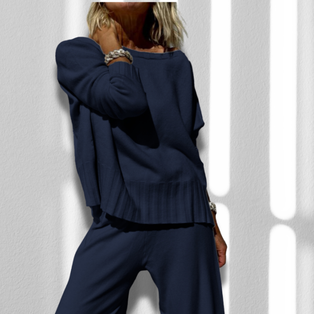 Cashmere Casual Sweater Suit